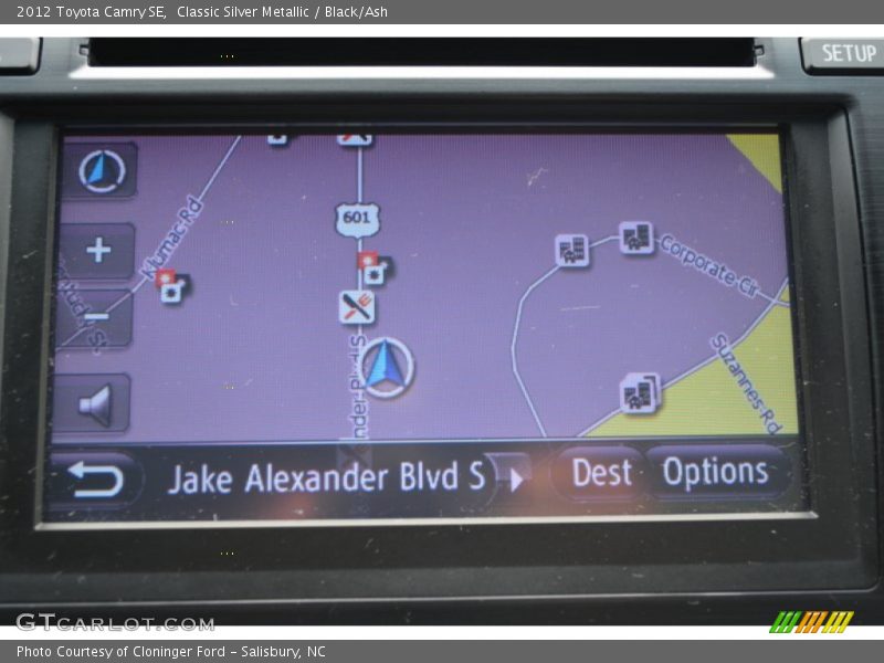 Classic Silver Metallic / Black/Ash 2012 Toyota Camry SE