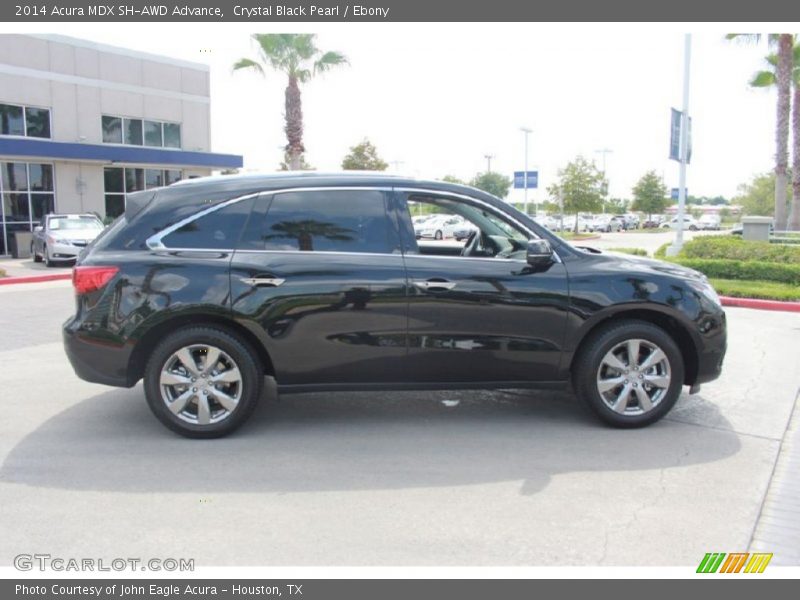 Crystal Black Pearl / Ebony 2014 Acura MDX SH-AWD Advance