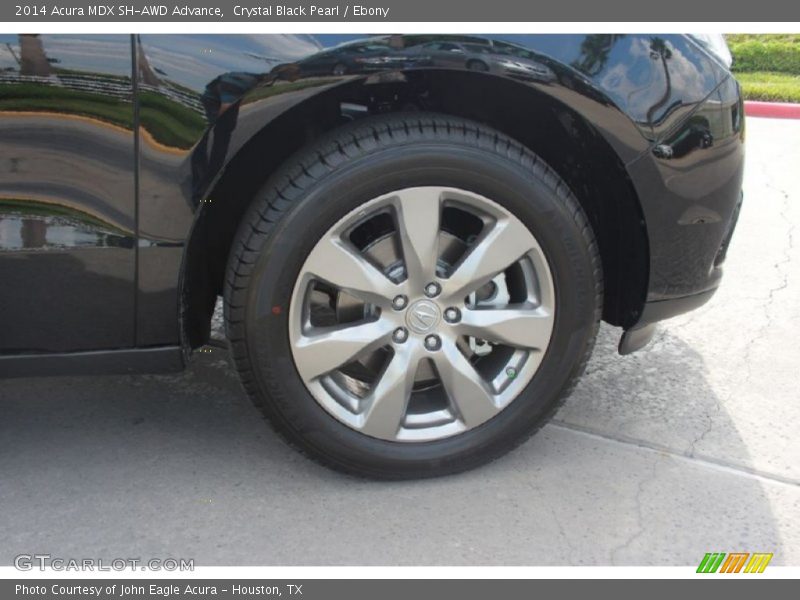 Crystal Black Pearl / Ebony 2014 Acura MDX SH-AWD Advance