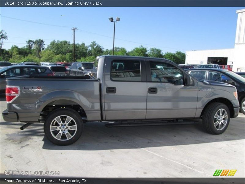 Sterling Grey / Black 2014 Ford F150 STX SuperCrew