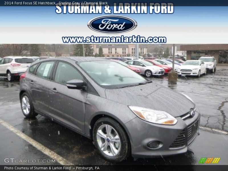 Sterling Gray / Charcoal Black 2014 Ford Focus SE Hatchback