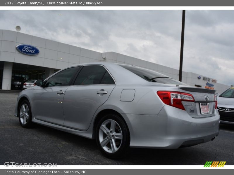 Classic Silver Metallic / Black/Ash 2012 Toyota Camry SE