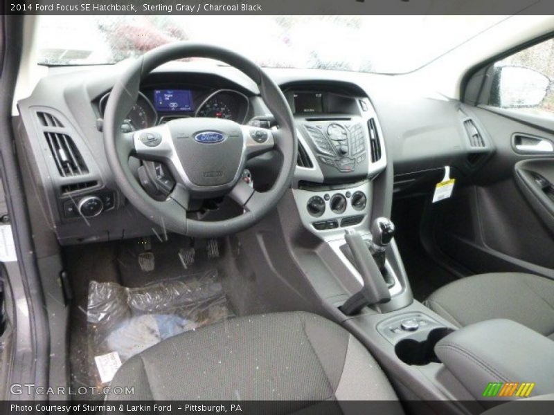 Sterling Gray / Charcoal Black 2014 Ford Focus SE Hatchback