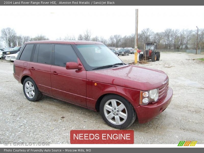 Alveston Red Metallic / Sand/Jet Black 2004 Land Rover Range Rover HSE