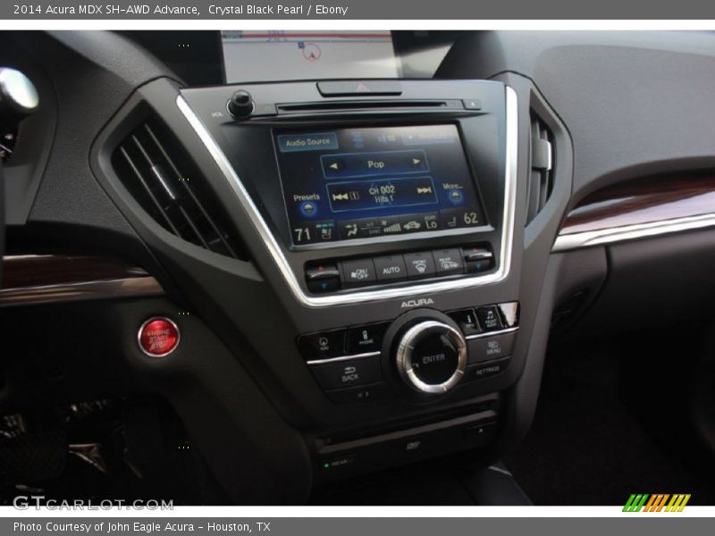 Crystal Black Pearl / Ebony 2014 Acura MDX SH-AWD Advance