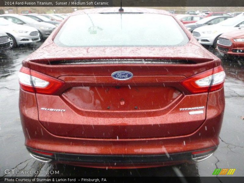 Sunset / Medium Soft Ceramic 2014 Ford Fusion Titanium