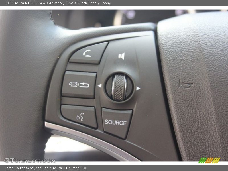 Crystal Black Pearl / Ebony 2014 Acura MDX SH-AWD Advance