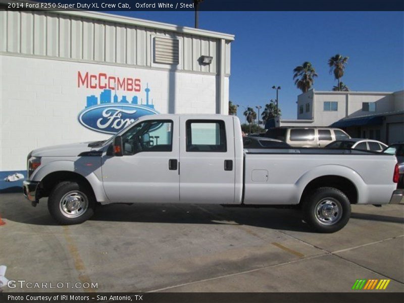 Oxford White / Steel 2014 Ford F250 Super Duty XL Crew Cab