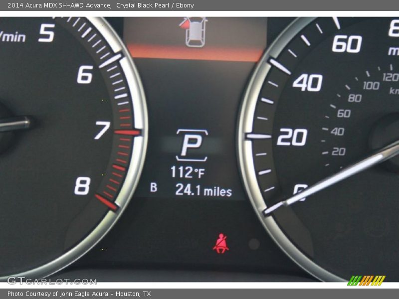 Crystal Black Pearl / Ebony 2014 Acura MDX SH-AWD Advance