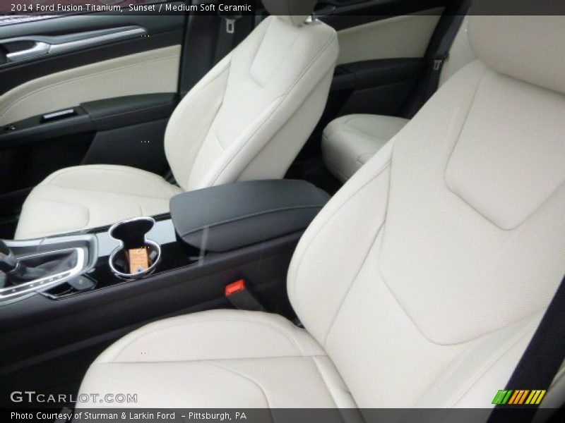 Sunset / Medium Soft Ceramic 2014 Ford Fusion Titanium