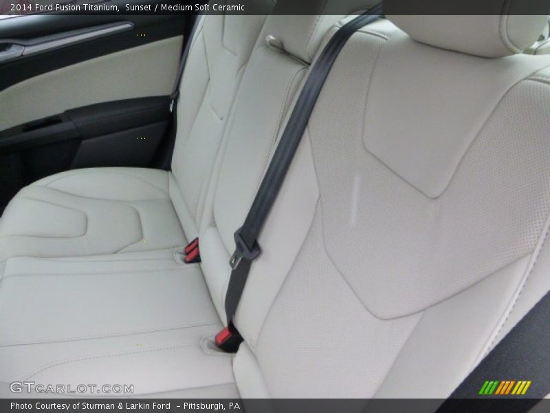 Sunset / Medium Soft Ceramic 2014 Ford Fusion Titanium