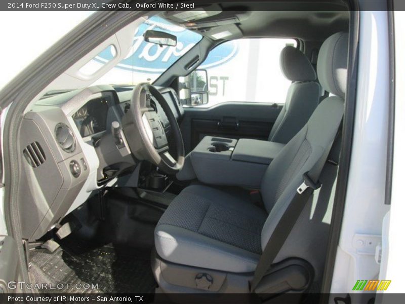 Oxford White / Steel 2014 Ford F250 Super Duty XL Crew Cab