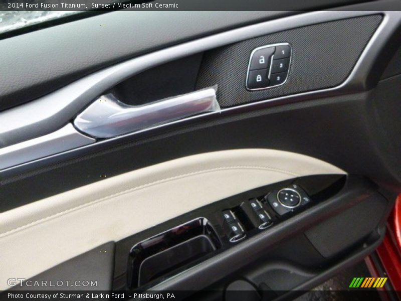 Sunset / Medium Soft Ceramic 2014 Ford Fusion Titanium