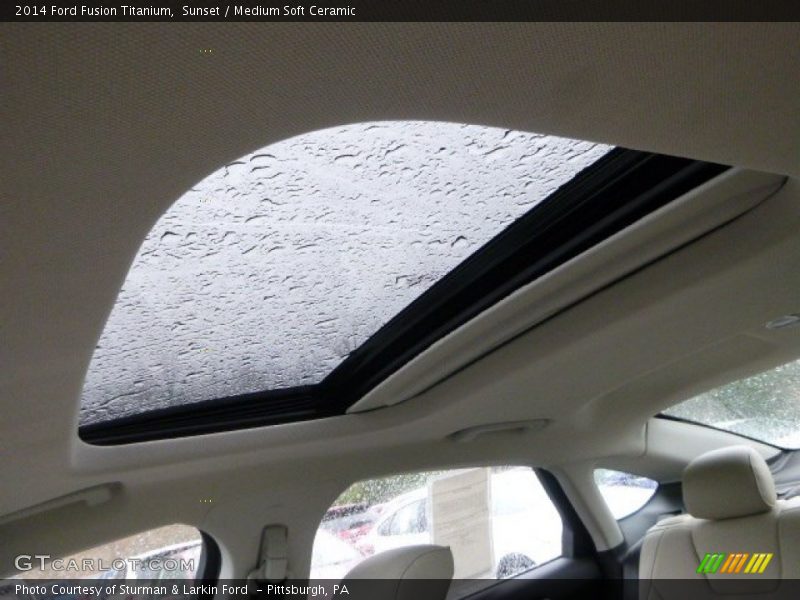 Sunset / Medium Soft Ceramic 2014 Ford Fusion Titanium