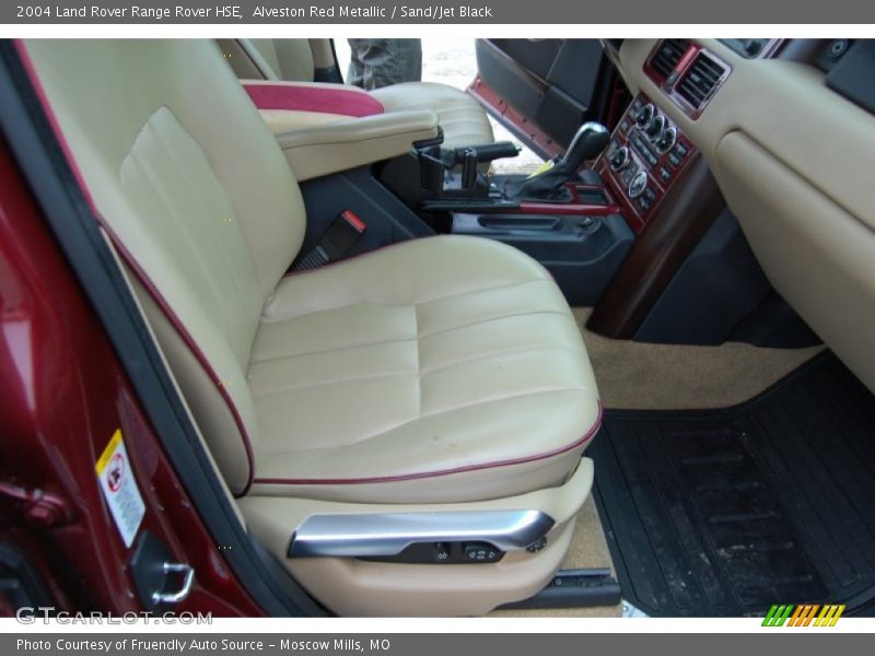 Alveston Red Metallic / Sand/Jet Black 2004 Land Rover Range Rover HSE