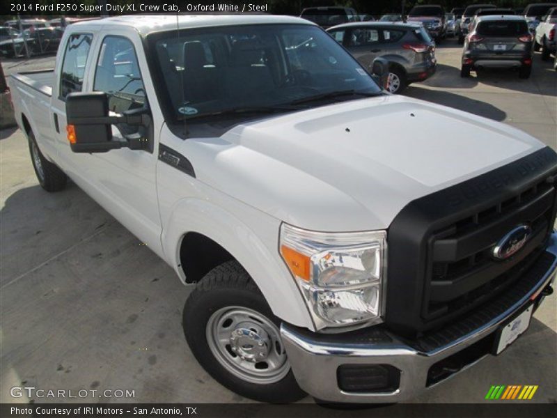 Oxford White / Steel 2014 Ford F250 Super Duty XL Crew Cab