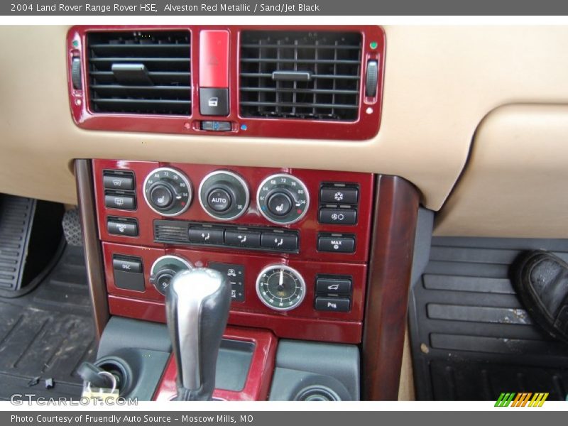 Alveston Red Metallic / Sand/Jet Black 2004 Land Rover Range Rover HSE