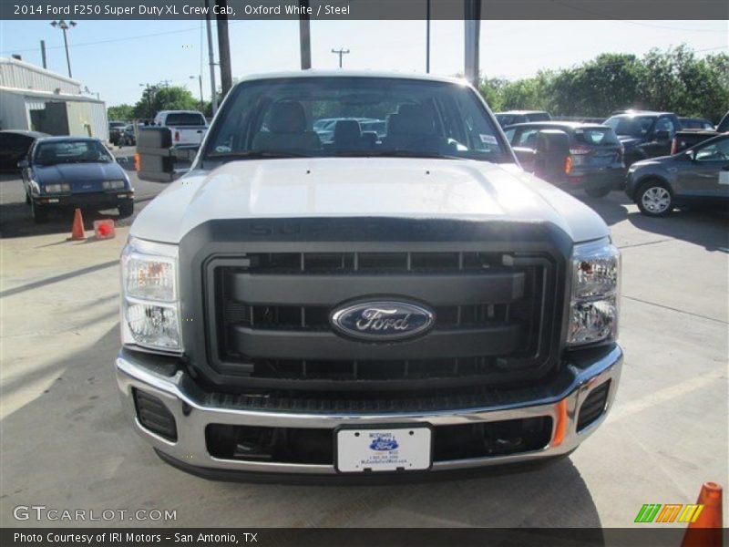 Oxford White / Steel 2014 Ford F250 Super Duty XL Crew Cab