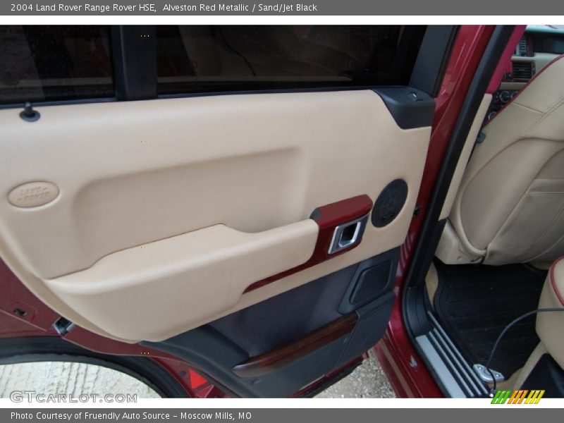 Alveston Red Metallic / Sand/Jet Black 2004 Land Rover Range Rover HSE