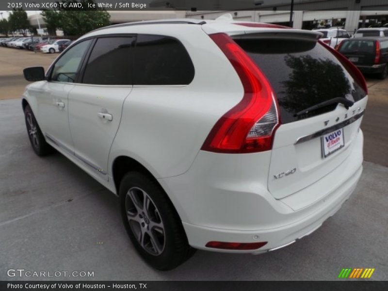 Ice White / Soft Beige 2015 Volvo XC60 T6 AWD