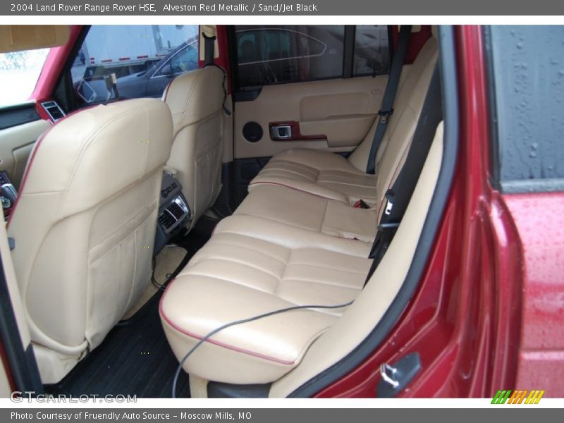 Alveston Red Metallic / Sand/Jet Black 2004 Land Rover Range Rover HSE