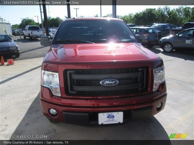 Sunset / Steel Grey 2014 Ford F150 STX SuperCrew