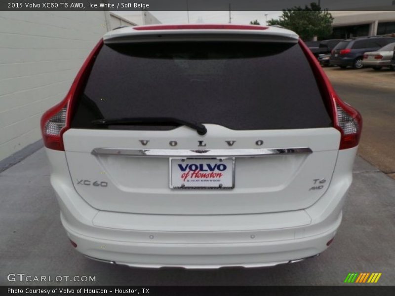 Ice White / Soft Beige 2015 Volvo XC60 T6 AWD