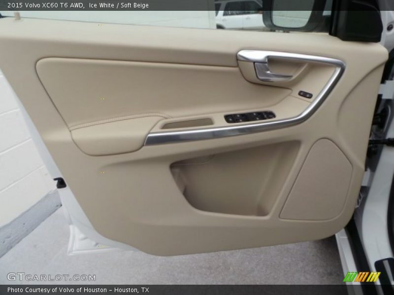 Ice White / Soft Beige 2015 Volvo XC60 T6 AWD