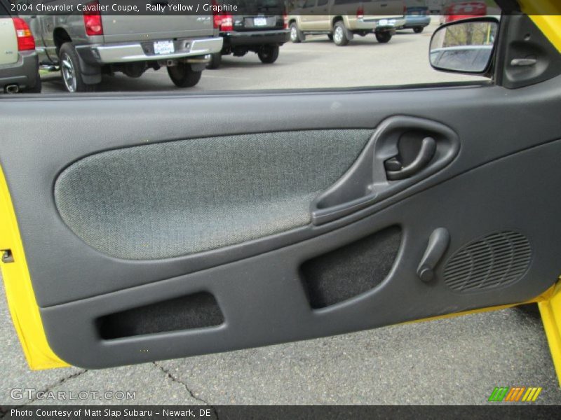 Rally Yellow / Graphite 2004 Chevrolet Cavalier Coupe