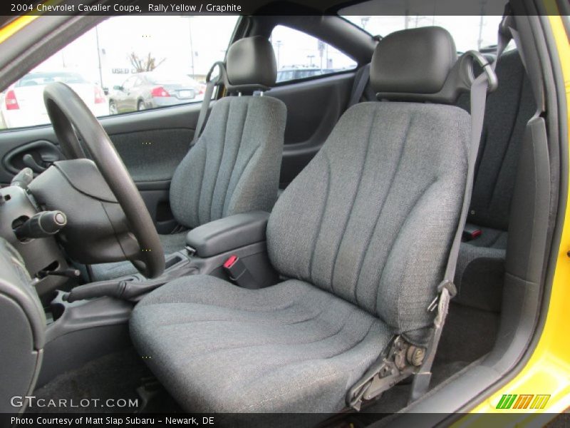 Rally Yellow / Graphite 2004 Chevrolet Cavalier Coupe