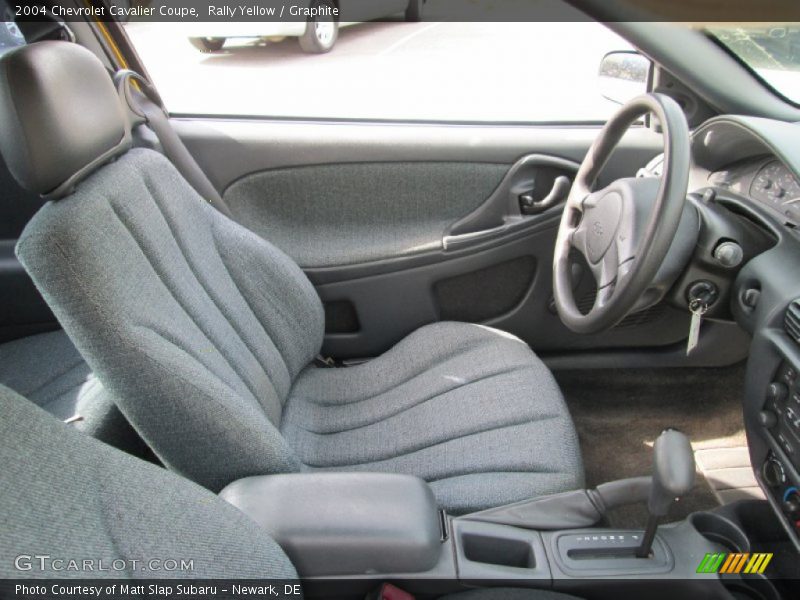 Rally Yellow / Graphite 2004 Chevrolet Cavalier Coupe