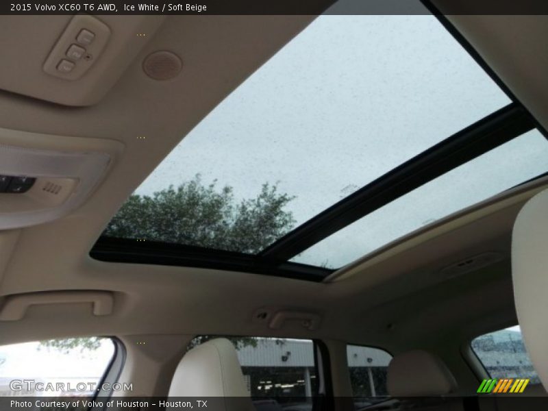 Ice White / Soft Beige 2015 Volvo XC60 T6 AWD