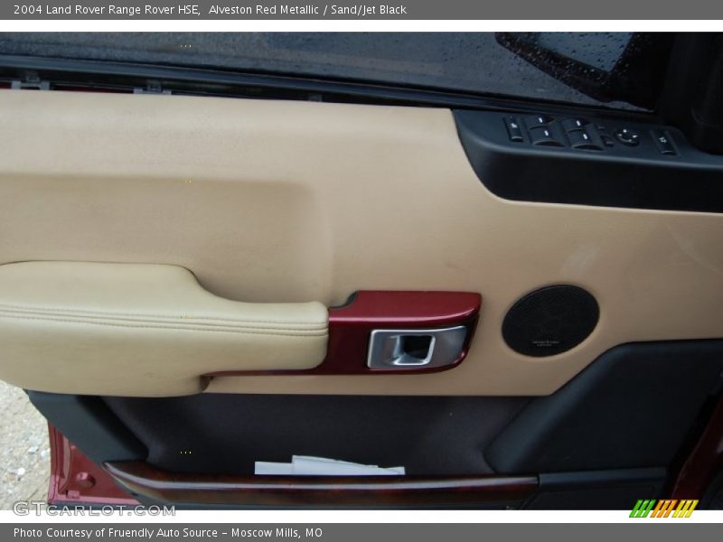 Alveston Red Metallic / Sand/Jet Black 2004 Land Rover Range Rover HSE