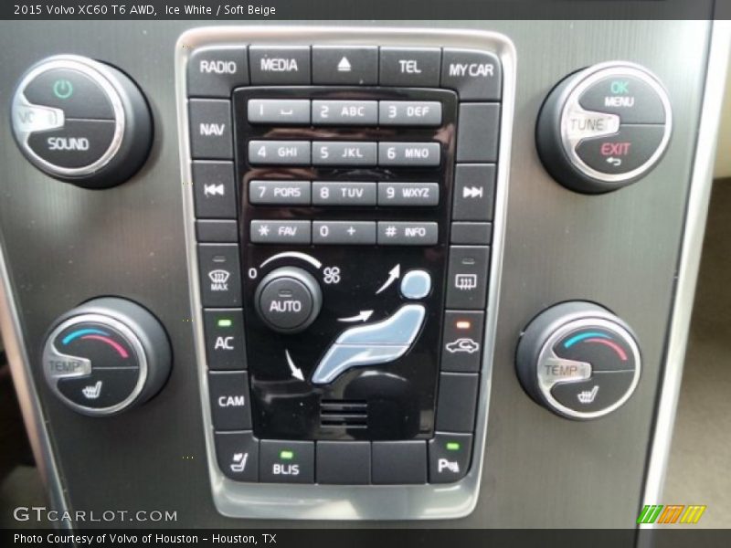Ice White / Soft Beige 2015 Volvo XC60 T6 AWD
