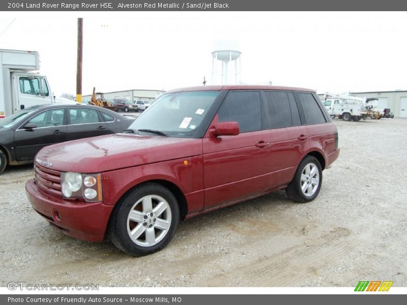 Alveston Red Metallic / Sand/Jet Black 2004 Land Rover Range Rover HSE