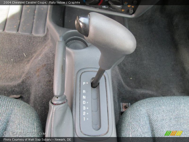 Rally Yellow / Graphite 2004 Chevrolet Cavalier Coupe