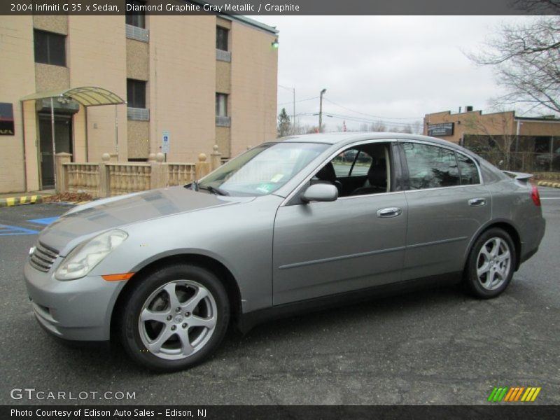 Diamond Graphite Gray Metallic / Graphite 2004 Infiniti G 35 x Sedan