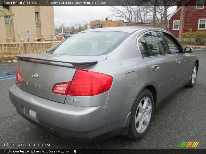 Diamond Graphite Gray Metallic / Graphite 2004 Infiniti G 35 x Sedan