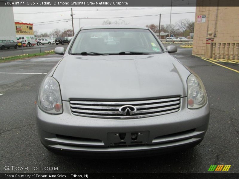 Diamond Graphite Gray Metallic / Graphite 2004 Infiniti G 35 x Sedan