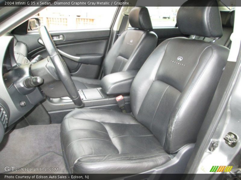 Diamond Graphite Gray Metallic / Graphite 2004 Infiniti G 35 x Sedan