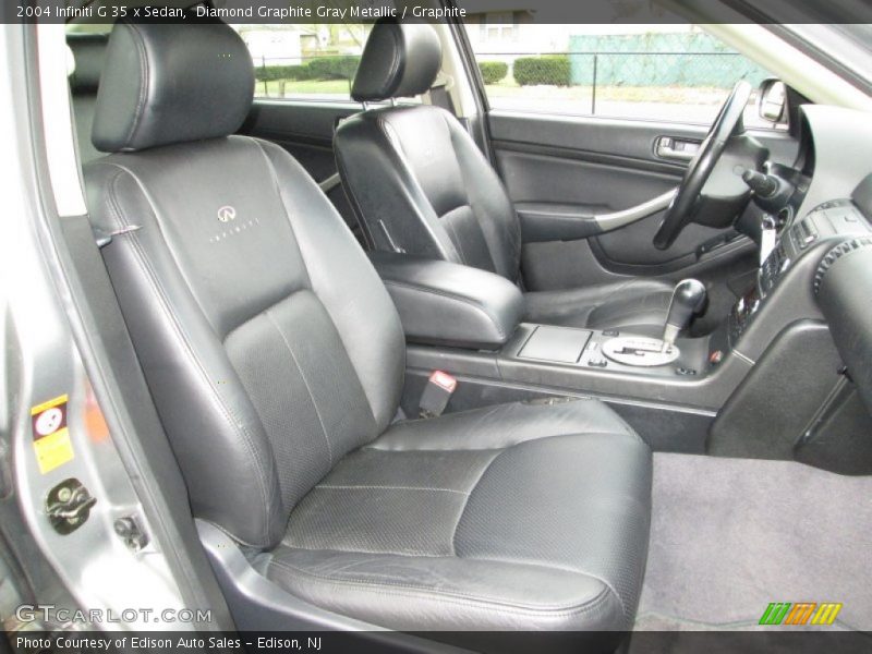 Diamond Graphite Gray Metallic / Graphite 2004 Infiniti G 35 x Sedan