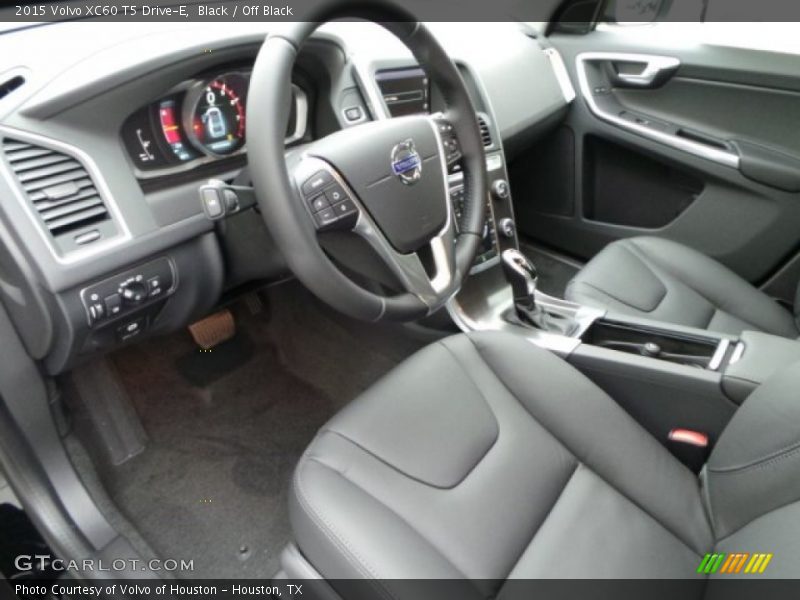 Black / Off Black 2015 Volvo XC60 T5 Drive-E