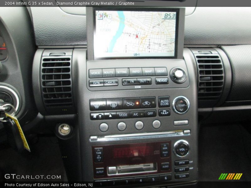 Diamond Graphite Gray Metallic / Graphite 2004 Infiniti G 35 x Sedan
