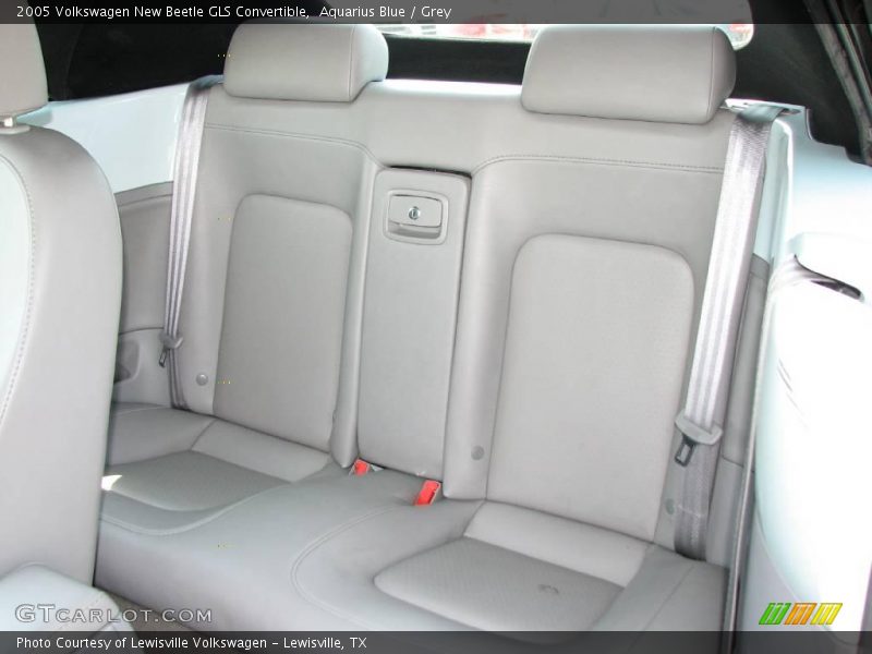 Aquarius Blue / Grey 2005 Volkswagen New Beetle GLS Convertible