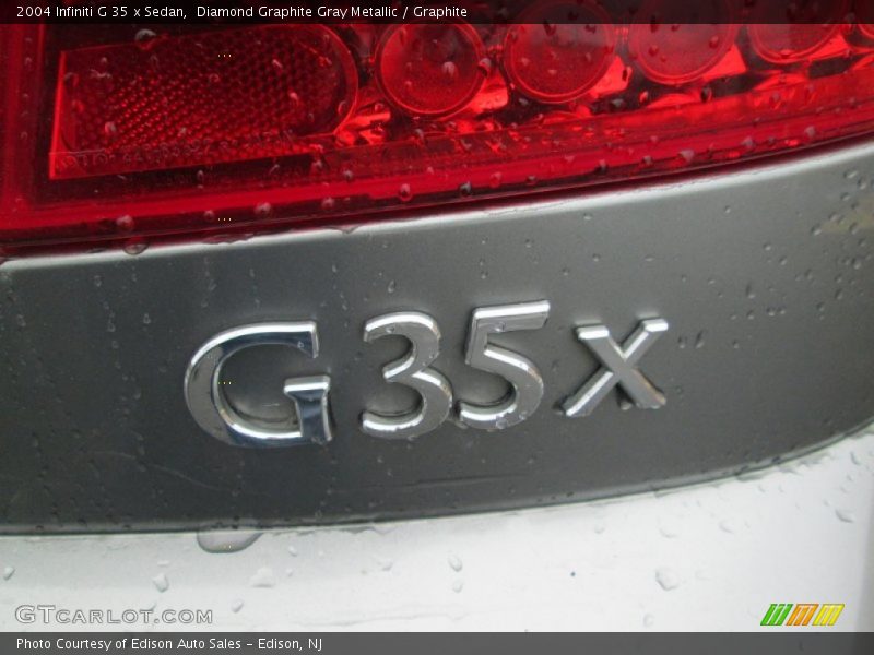 Diamond Graphite Gray Metallic / Graphite 2004 Infiniti G 35 x Sedan
