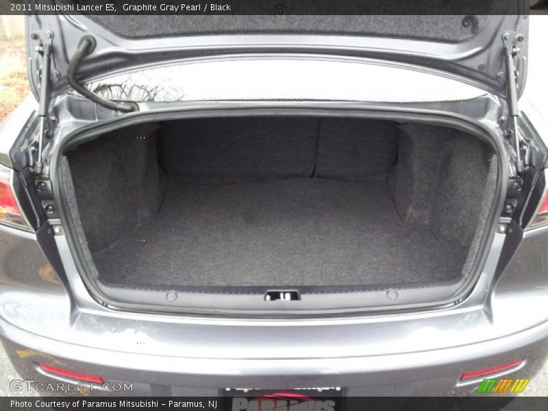 Graphite Gray Pearl / Black 2011 Mitsubishi Lancer ES