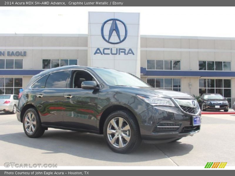 Graphite Luster Metallic / Ebony 2014 Acura MDX SH-AWD Advance