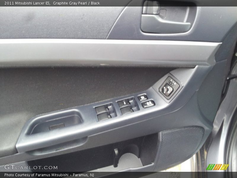 Graphite Gray Pearl / Black 2011 Mitsubishi Lancer ES