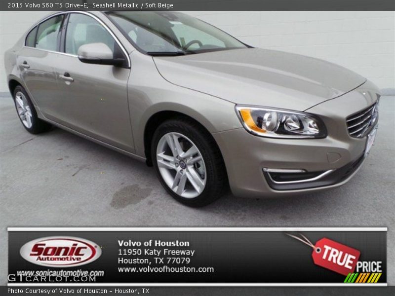 Seashell Metallic / Soft Beige 2015 Volvo S60 T5 Drive-E