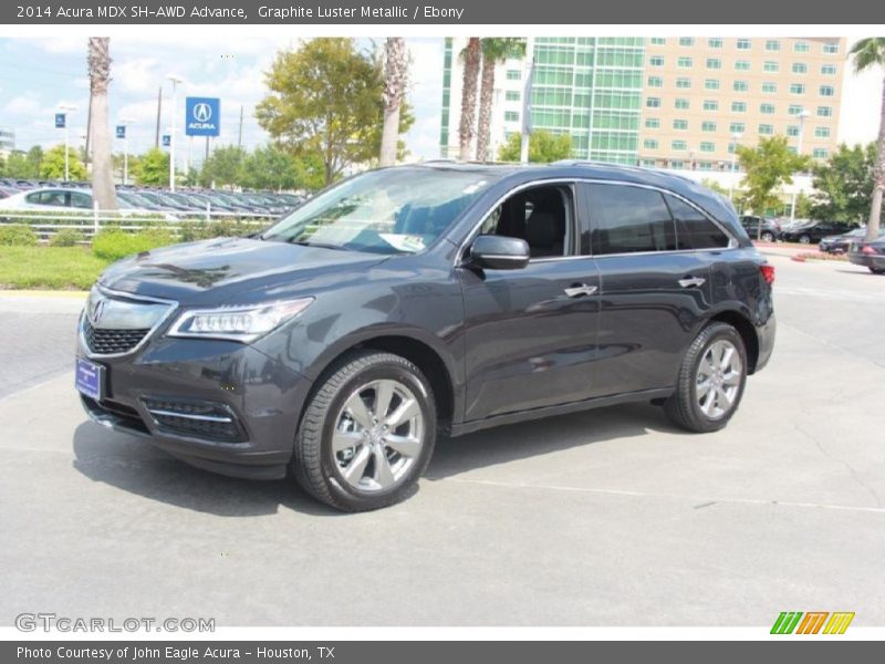 Graphite Luster Metallic / Ebony 2014 Acura MDX SH-AWD Advance